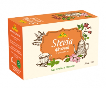 Фіточай «СТЕВІЯСАН» з шипшиною