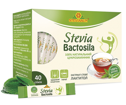 Природний пребіотик «БАКТОСИЛА», порошок 40 г у стіках